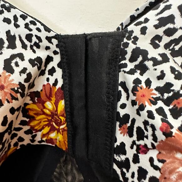 Torrid Curve Bra Womens Size 50C Animal Floral‎ Print Padded Nylon Lace Spandex - Picture 6 of 11